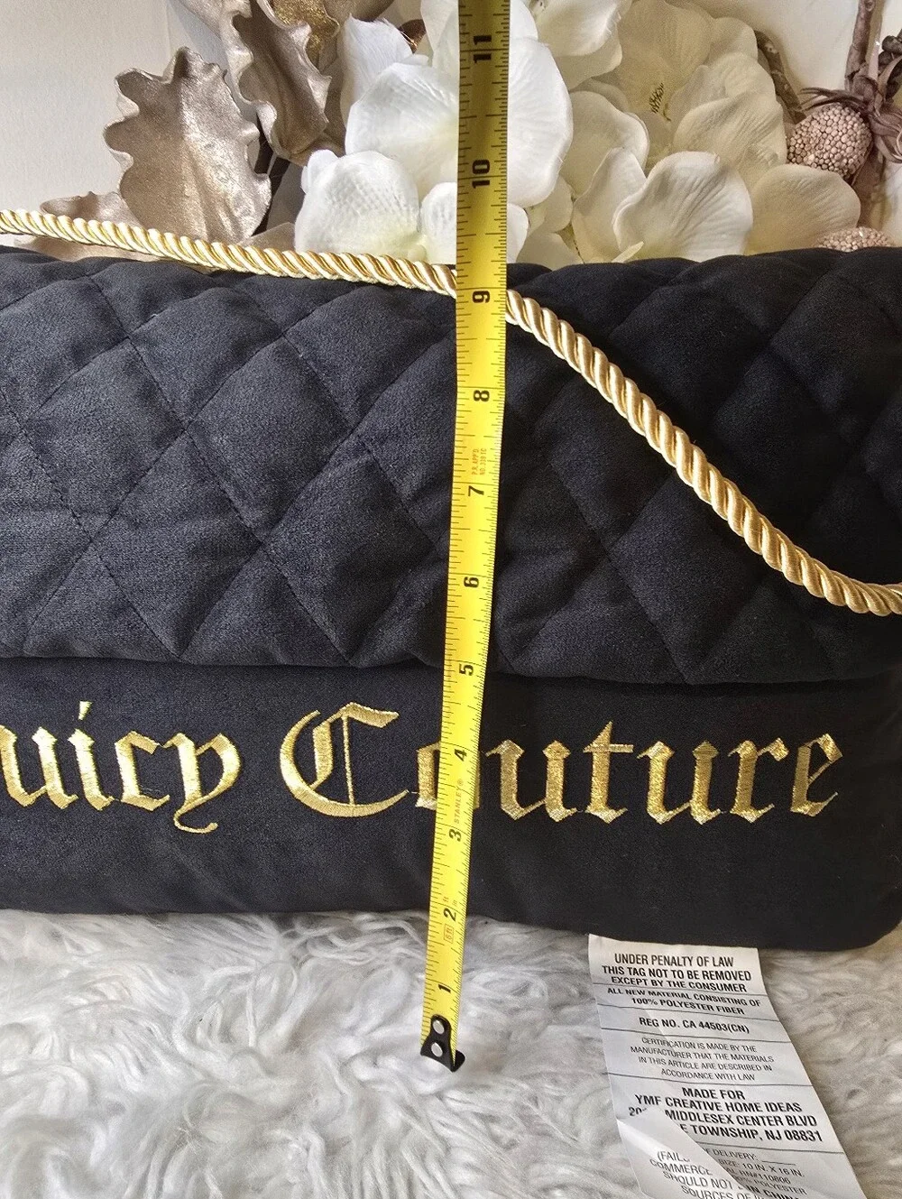 Juicy Couture purse pillow brand new